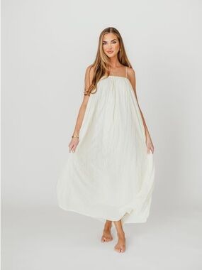 By Together Cream Maxi Sundress
